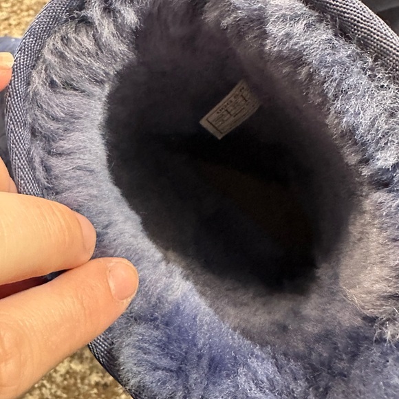 UGG Navy Floral Embossed Boots - Picture 4 of 6